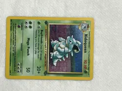 Pokemon Nidoqueen TCG Jungle Holo Card 7/64 1st Edition Holo Rare - Image 1