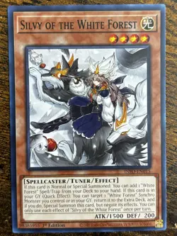Yugioh! Silvy of the White Forest - INFO-EN015 - Common - 1st Edition Near Mint, - Image 1