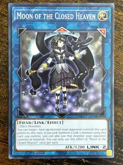 Yugioh! Moon of the Closed Heaven - INFO-EN098 - Common - 1st Edition Near Mint, - Image 1