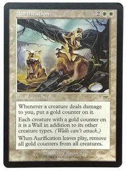 Aurification (6) Onslaught Regular Rare MTG Card - NM - Image 1
