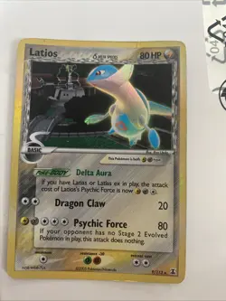 Latios 6 EX Delta Species Pokemon Card 7/113 Rare Holo - Image 1