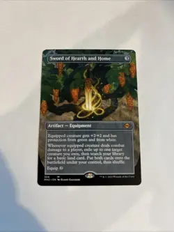 Sword Of Hearth And Home Borderless Nonfoil Card #324 MTG LP - Image 1