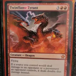 MTG Twinflame Tyrant Card Foundations 97/789 Magic the Gathering - Image 1