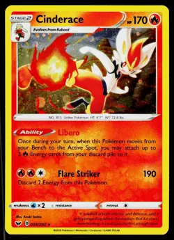 Cinderace (Cosmos Holo) Miscellaneous Cards & Products #034/202 Promo - Image 1