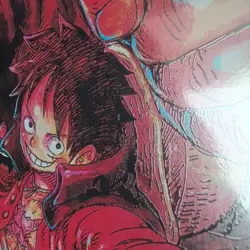 One Piece card Monkey.D.Luffy ST01-012 raised Foil Super Rare Alternate Art - Image 3