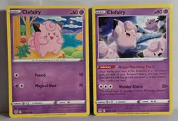 5x Clefairy Lot Multi Era Unique Art Collector's Lot Pokemon Cards TCG LP-NM - Image 2
