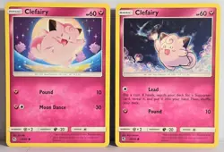 5x Clefairy Lot Multi Era Unique Art Collector's Lot Pokemon Cards TCG LP-NM - Image 4