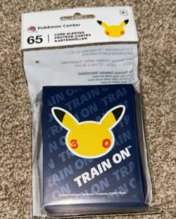 Pokemon Center Pokemon 30th Celebration Card Sleeves Pikachu 65 Sleeves New - Image 1