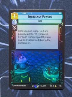 Star Wars Unlimited: Emergency Powers Foil SEC 550 - Image 1