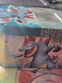 Pokemon Trading Card Game 2010 HeartGold & SoulSilver Feraligatr Tin EMPTY - Image 5