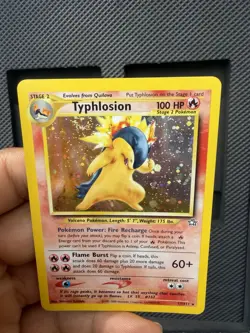 Pokemon Typhlosion 17/111 Neo Genesis Holo Rare Unlimited English Card - Image 1