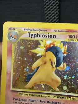 Pokemon Typhlosion 17/111 Neo Genesis Holo Rare Unlimited English Card - Image 3