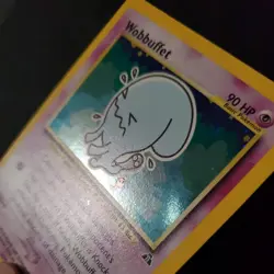 LP Wobbuffet 16/75 Holo Rare Neo Discovery Pokemon Card WOTC Unlimited TCG - Image 4