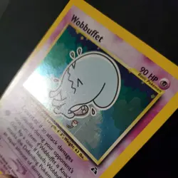 LP Wobbuffet 16/75 Holo Rare Neo Discovery Pokemon Card WOTC Unlimited TCG - Image 5