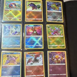 Pokemon TCG Pokemon GO Radiant Holo Lot 9 Cards: Charizard Blastoise Alakazam - Image 1