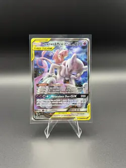 Mewtwo and Mew GX Tag Team- Sun & Moon Holo Promo Card #SM191 NM - Image 1
