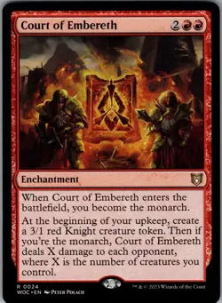Court of Embereth 24 - Commander: Wilds of Eldraine NM - MTG TCG - Image 1