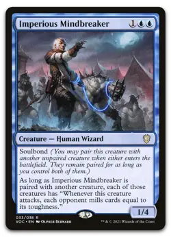 Imperious Mindbreaker #33 (NM) Crimson Vow VOC Magic MTG - Image 1