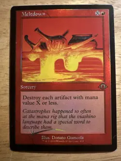 Meltdown Foil (Retro Frame) Modern Horizons 3 Magic Gathering MTG MH3 - Image 1