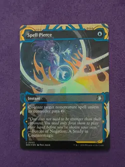 Spell Pierce - 23 - MTG: Secrets of Strixhaven - Borderless - Uncommon - FOIL - Image 1
