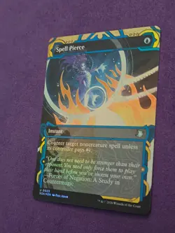 Spell Pierce - 23 - MTG: Secrets of Strixhaven - Borderless - Uncommon - FOIL - Image 2