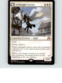 Archangel Avacyn// Avacyn, the Purifier 5 Mythic Shadows over Innistrad LP - Image 1