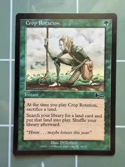 MTG Magic: The Gathering - Urza's Legacy - 1x Common Crop Rotation - NM - Image 1