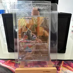 Mimikyu SVP 075 New & Sealed Promo Pokemon Card Paldean Fates - Image 1
