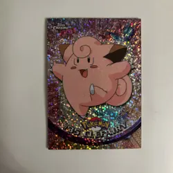 MP Sparkle Clefairy #35 Topps Chrome Series 1 Holo Pokemon Card - Image 1