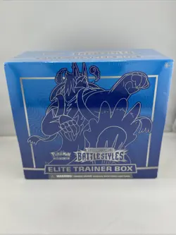 New Pokemon TCG Sword & Shield - Battle Styles - Elite Trainer Box ETB BLUE - Image 1