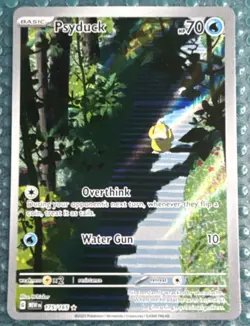 The Pokemon Company Psyduck 175/165 SV: 151 Illustration Rare Holo English 2023 - Image 1