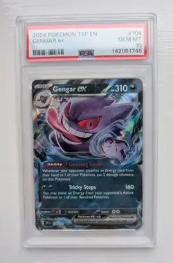 Gengar Ex 104/162 PSA 10 - Pokemon Temporal Forces - 2004 Holo - Image 1