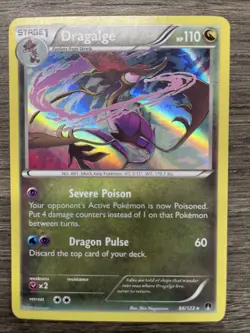 x1 Dragalge - 86/122 - Holo Rare Pokemon XY Breakpoint M/NM - Image 1