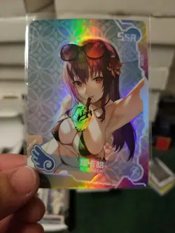 SCATHACH GODDESS STORY BIKINI WAIFU RAINBOW FOIL ANIME CARD BLOWOUT - Image 1