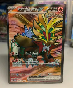 Pokemon TCG Gouging Fire EX 188/162SV05: Temporal Forces Holo Ultra Rare - Image 2