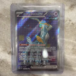 Iron Crown ex 191/162 Ultra Rare Pokemon TCG SV05: Temporal Forces NM - Image 1
