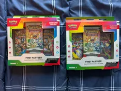 Pokemon TCG First Partner Illustration Collection Series 1 — Lot of 2 (English) - Image 1
