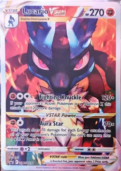 Lucario VSTAR SWSH291 SWSH: Sword & Shield Promo Cards Holo SEALED - Image 1