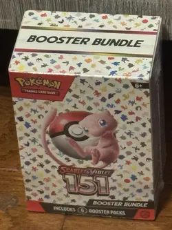 Sealed Pokemon Scarlet & Violet 151 Booster Bundle 820650853210 - Image 1