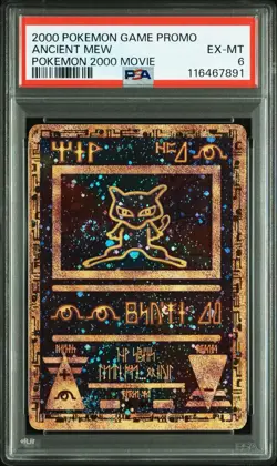 2000 Pokemon Game Promo Ancient Mew Pokemon Movie Card PSA 6 - Image 1