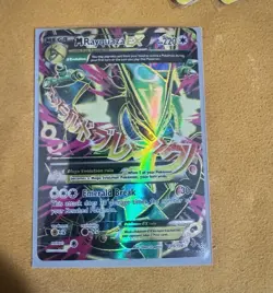 Pokemon mega rayquaza ex 105/108 Full Art Holo Very Clean - Image 3