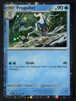 🌀 Pokemon Frogadier Swirl 🌀 Cosmo Holo Rare 057/197 Promo Pokemon TCG NM - Image 2