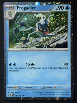 🌀 Pokemon Frogadier Swirl 🌀 Cosmo Holo Rare 057/197 Promo Pokemon TCG NM - Image 3