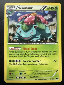 Pokemon Venusaur 3/108 Dark Explorers Cosmos Holo Rare (NM) - Image 1