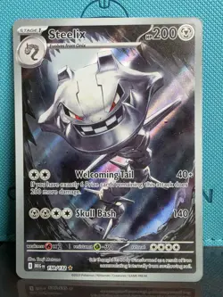 Steelix 150/132 Illustration Rare Pokemon Mega Evolution Pokemon English NM-M - Image 1