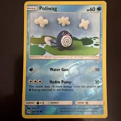 Pokemon - Sun & Moon 30/149 - Poliwag reverse holo- NM/M - Image 1