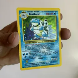 Blastoise Base Set 2/102 Holo Rare English 1999 - Image 1