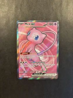 Pokemon TCG Scarlet & Violet Mew EX 193/165 Full Art Ultra Rare - Image 1