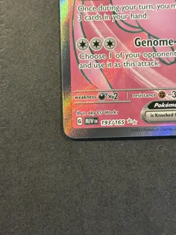 Pokemon TCG Scarlet & Violet Mew EX 193/165 Full Art Ultra Rare - Image 4