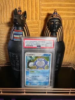 2004 Pokemon Poliwrath Flight of Legends #27 1st Ed Holo Japanese PSA 10 - Image 1